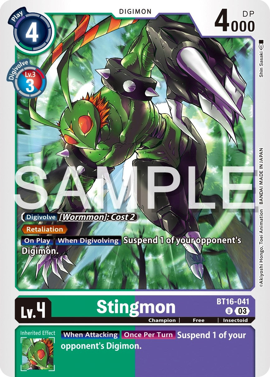 Stingmon [BT16-041] [Beginning Observer] | Game Grid - Logan