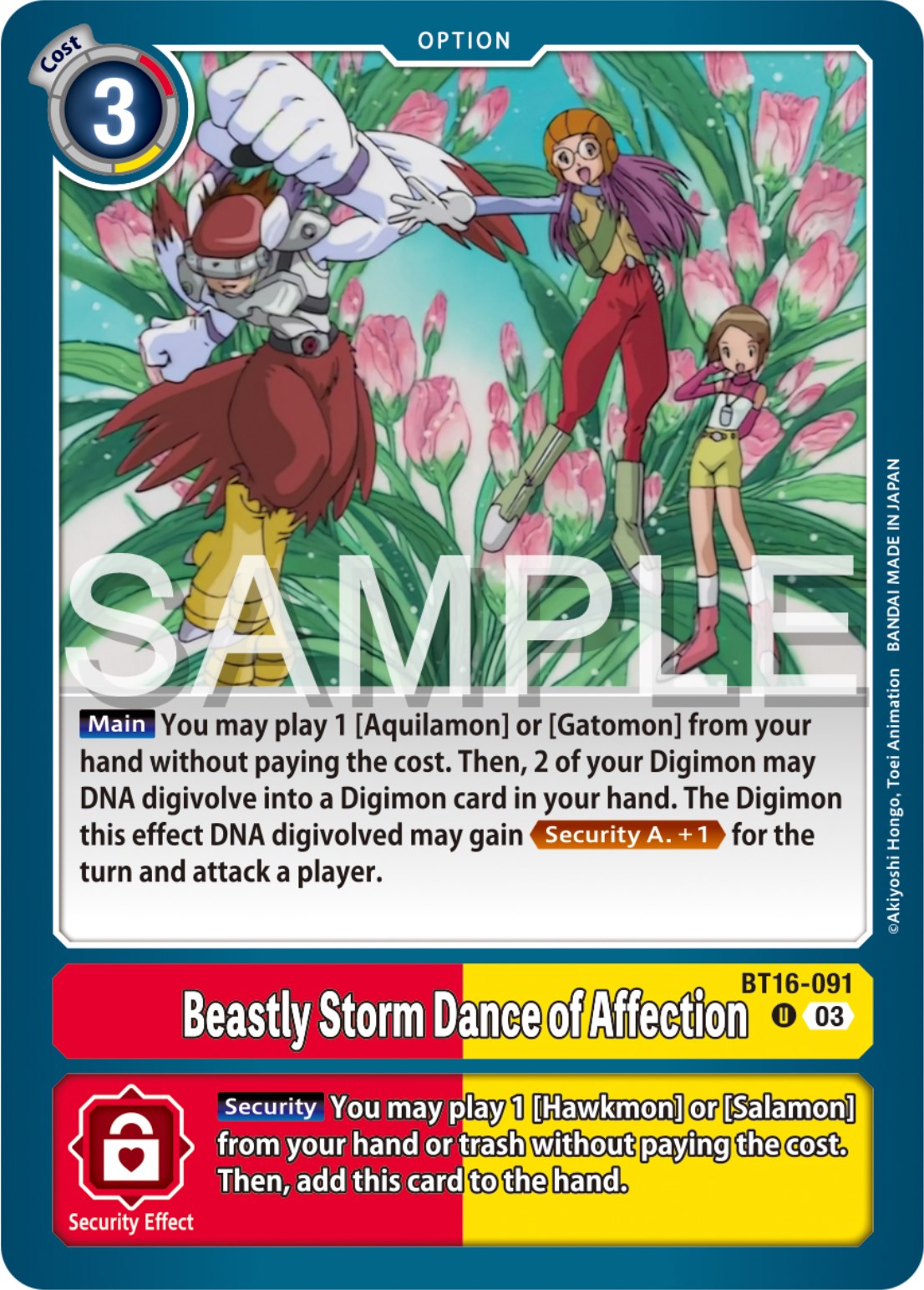 Beastly Storm Dance of Affection [BT16-091] [Beginning Observer] | Game Grid - Logan