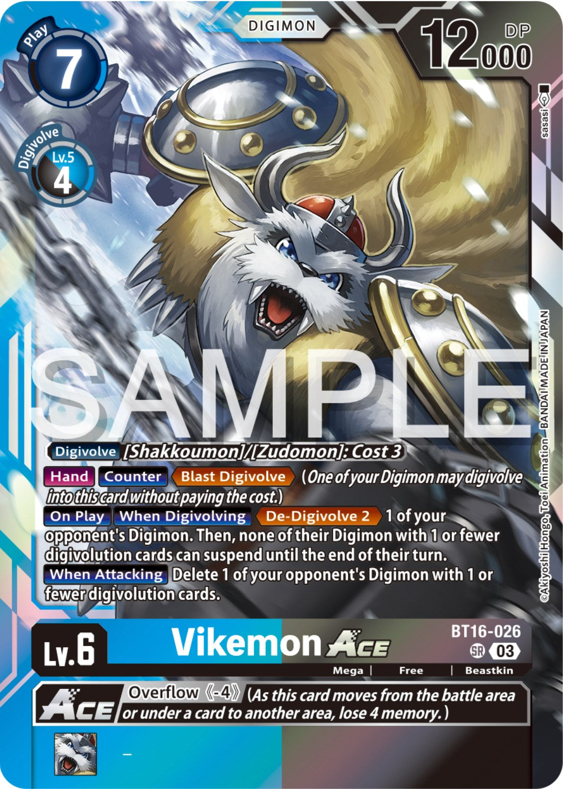 Vikemon Ace [BT16-026] [Beginning Observer] | Game Grid - Logan