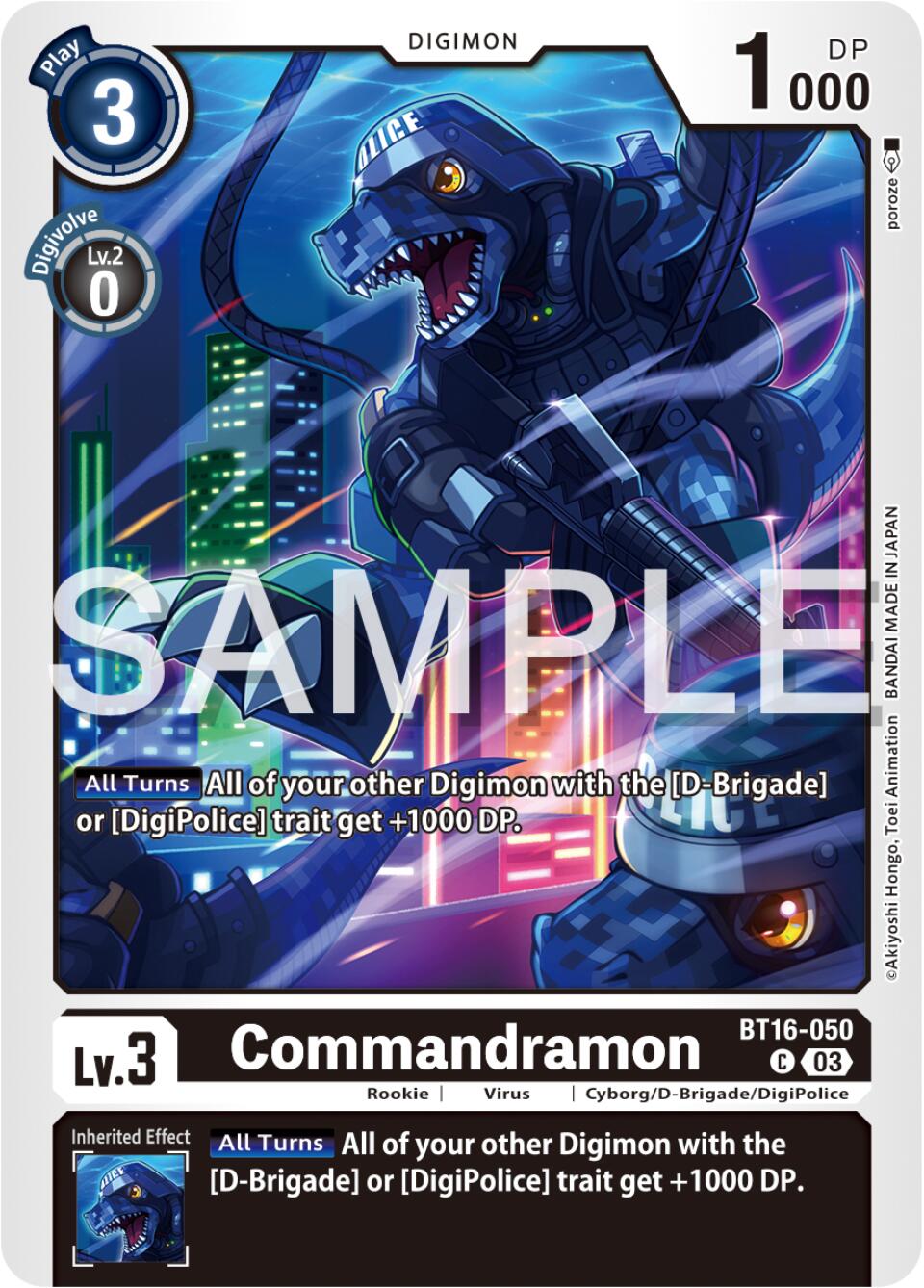 Commandramon [BT16-050] [Beginning Observer] | Game Grid - Logan