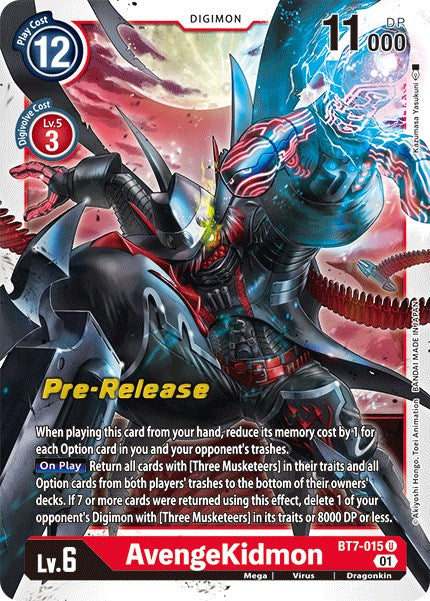 AvengeKidmon [BT7-015] [Next Adventure Pre-Release Cards] | Game Grid - Logan