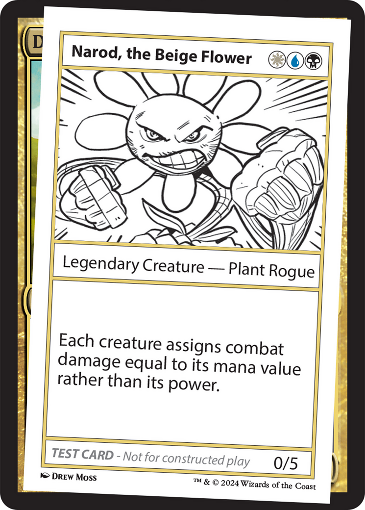 Narod, the Beige Flower [Mystery Booster 2 Playtest Cards] | Game Grid - Logan