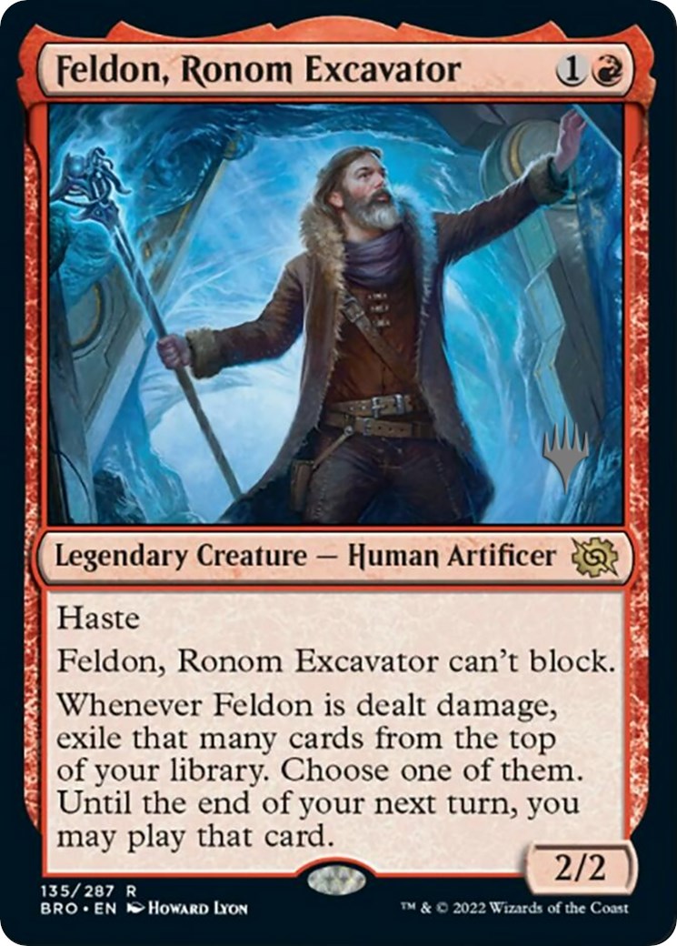 Feldon, Ronom Excavator (Promo Pack) [The Brothers' War Promos] | Game Grid - Logan