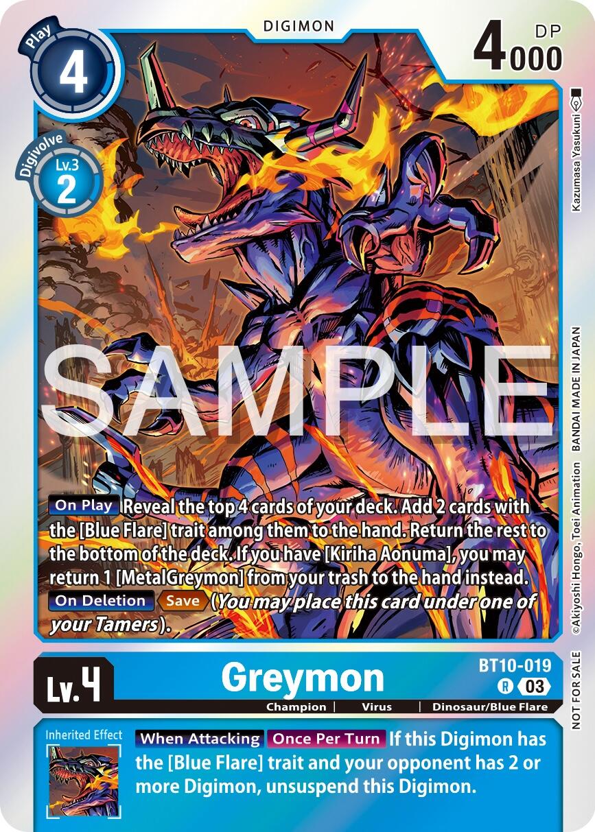 Greymon [BT10-019] (Official Tournament Vol.13 Winner Pack) [Xros Encounter Promos] | Game Grid - Logan