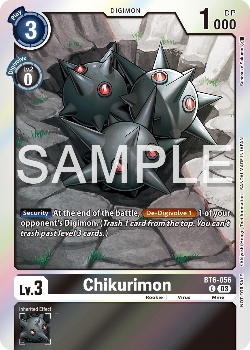 Chikurimon [BT6-056] (Official Tournament Vol.13 Winner Pack) [Double Diamond Promos] | Game Grid - Logan