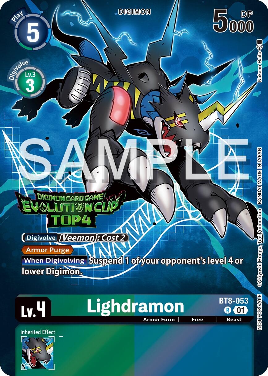 Lighdramon [BT8-053] (2024 Evolution Cup Top 4) [New Awakening Promos] | Game Grid - Logan