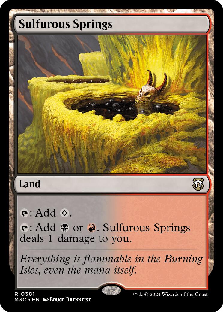 Sulfurous Springs [Modern Horizons 3 Commander] | Game Grid - Logan