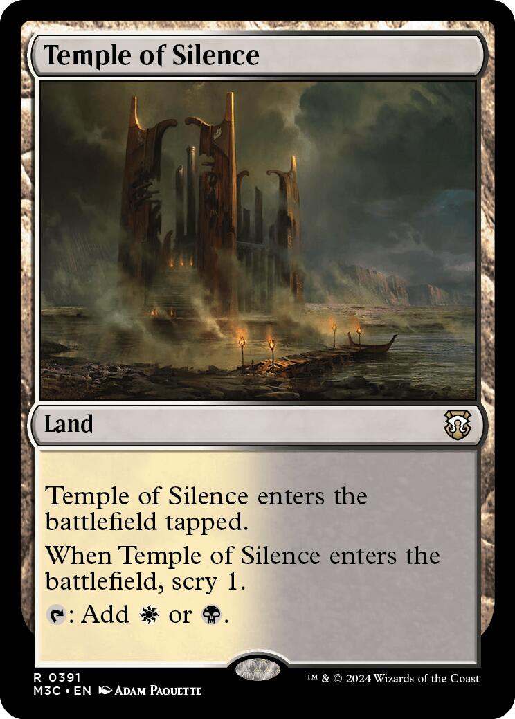 Temple of Silence [Modern Horizons 3 Commander] | Game Grid - Logan