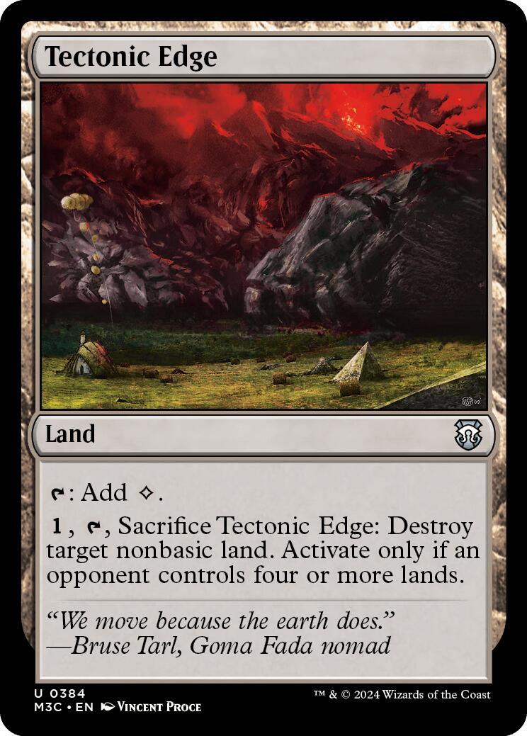 Tectonic Edge [Modern Horizons 3 Commander] | Game Grid - Logan