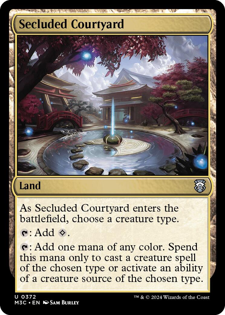 Secluded Courtyard [Modern Horizons 3 Commander] | Game Grid - Logan