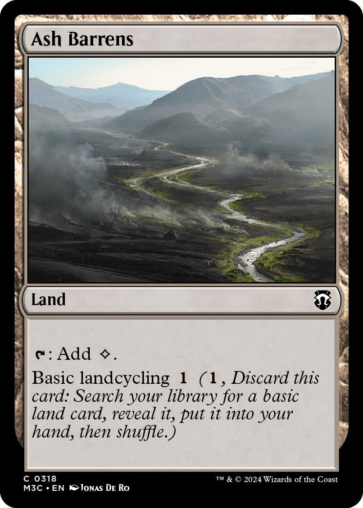 Ash Barrens [Modern Horizons 3 Commander] | Game Grid - Logan