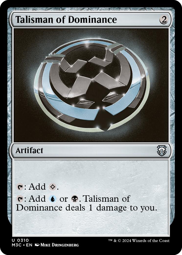 Talisman of Dominance [Modern Horizons 3 Commander] | Game Grid - Logan