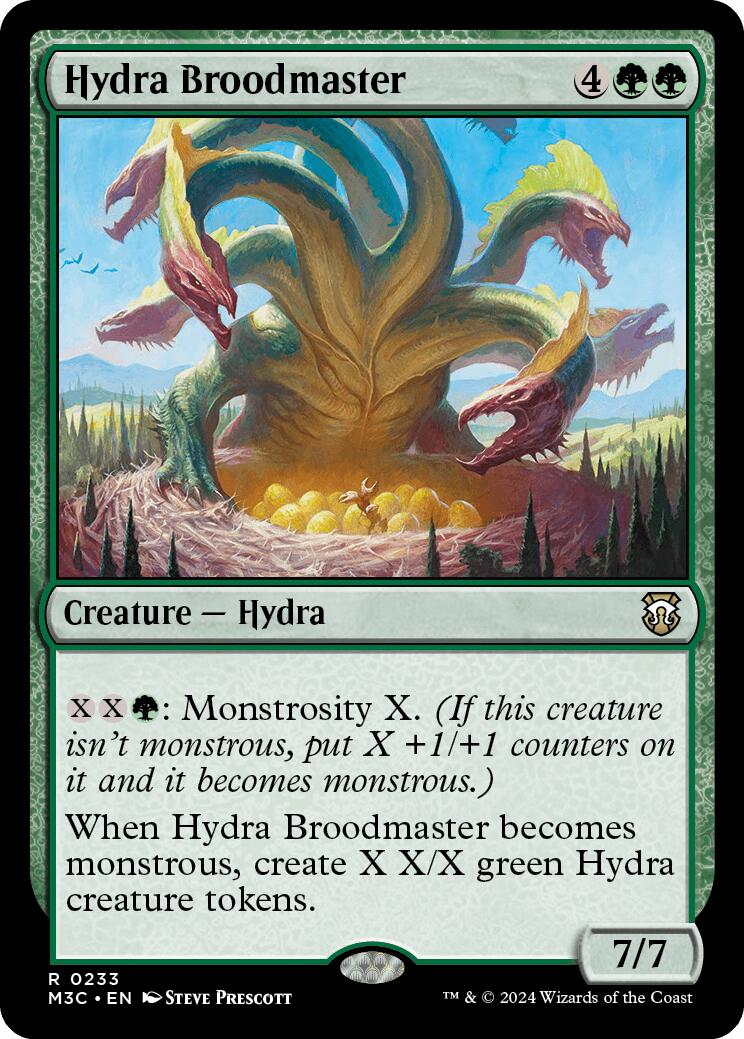 Hydra Broodmaster [Modern Horizons 3 Commander] | Game Grid - Logan