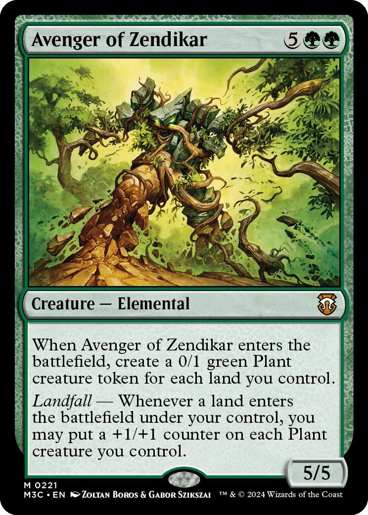 Avenger of Zendikar [Modern Horizons 3 Commander] | Game Grid - Logan