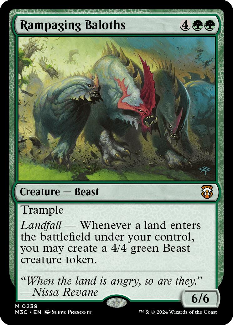 Rampaging Baloths [Modern Horizons 3 Commander] | Game Grid - Logan