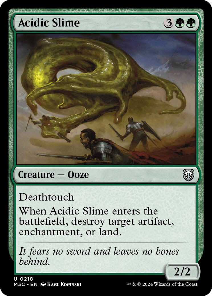 Acidic Slime [Modern Horizons 3 Commander] | Game Grid - Logan