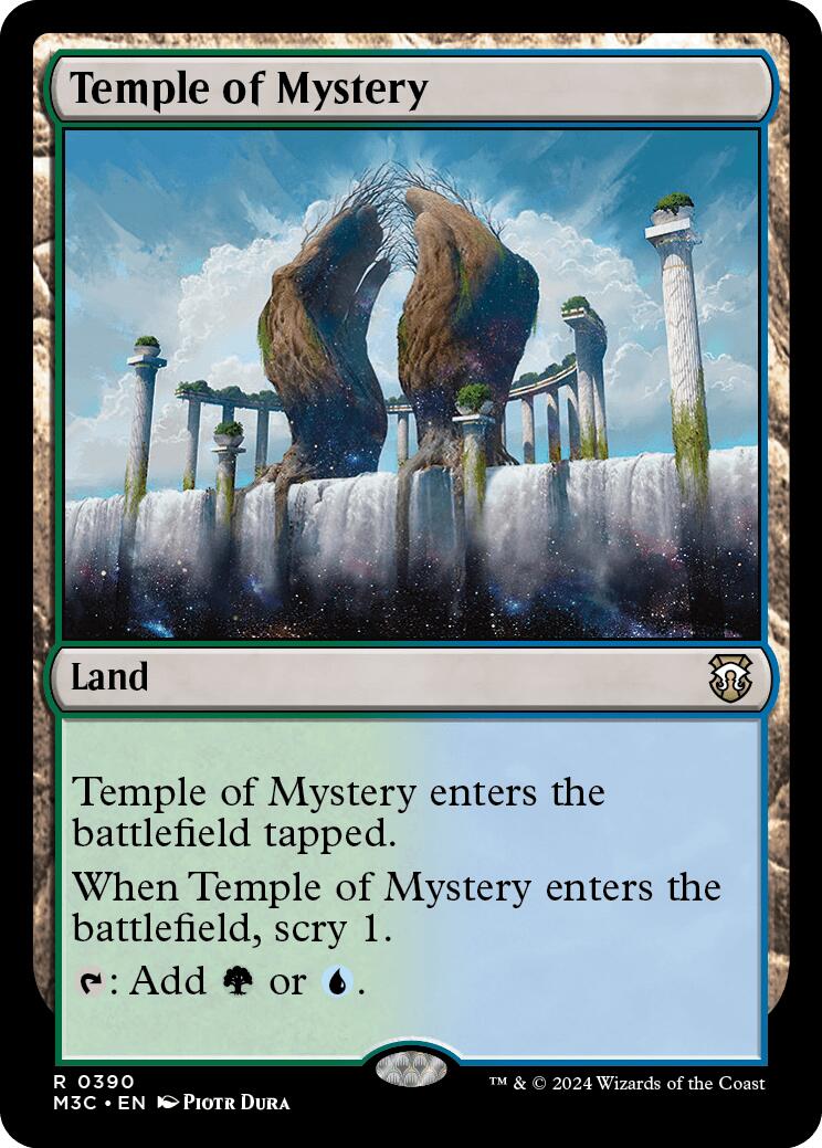 Temple of Mystery [Modern Horizons 3 Commander] | Game Grid - Logan