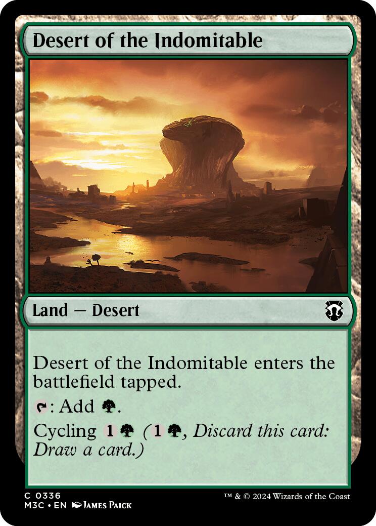 Desert of the Indomitable [Modern Horizons 3 Commander] | Game Grid - Logan