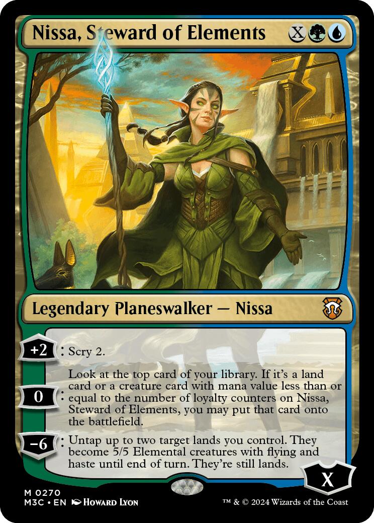 Nissa, Steward of Elements [Modern Horizons 3 Commander] | Game Grid - Logan