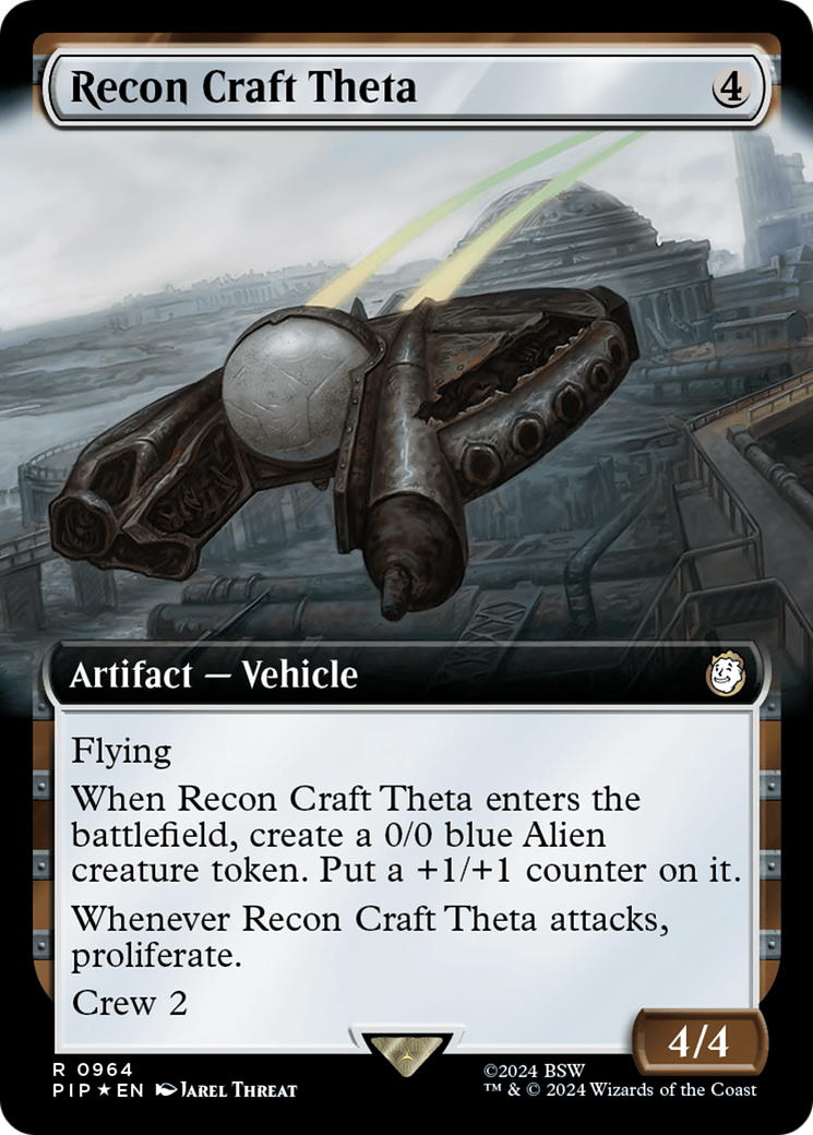 Recon Craft Theta (Extended Art) (Surge Foil) [Fallout] | Game Grid - Logan