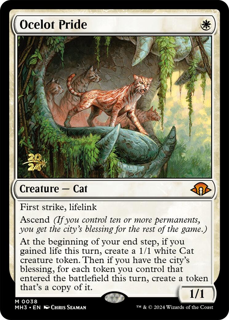 Ocelot Pride [Modern Horizons 3 Prerelease Promos] | Game Grid - Logan