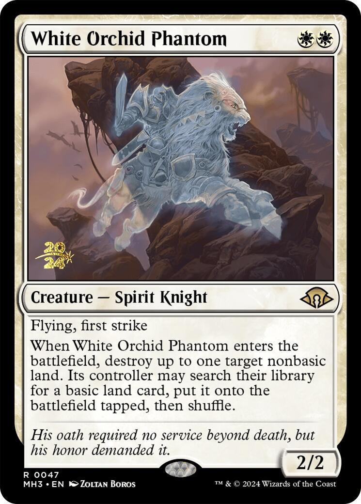 White Orchid Phantom [Modern Horizons 3 Prerelease Promos] | Game Grid - Logan