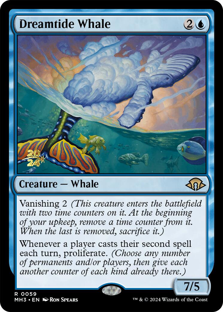 Dreamtide Whale [Modern Horizons 3 Prerelease Promos] | Game Grid - Logan