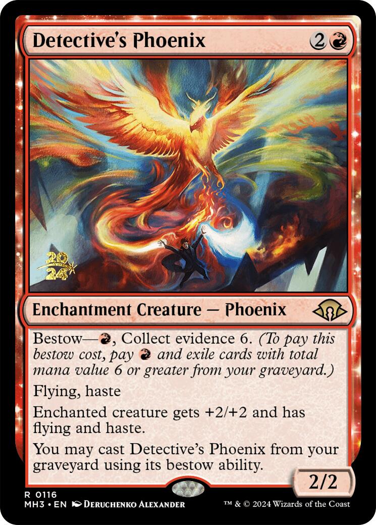 Detective's Phoenix [Modern Horizons 3 Prerelease Promos] | Game Grid - Logan