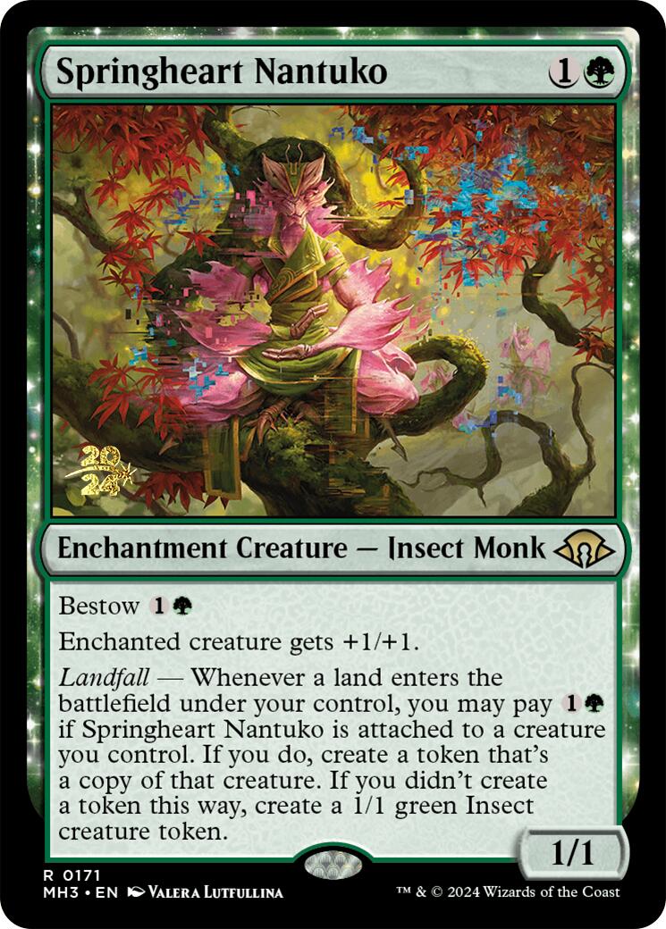 Springheart Nantuko [Modern Horizons 3 Prerelease Promos] | Game Grid - Logan