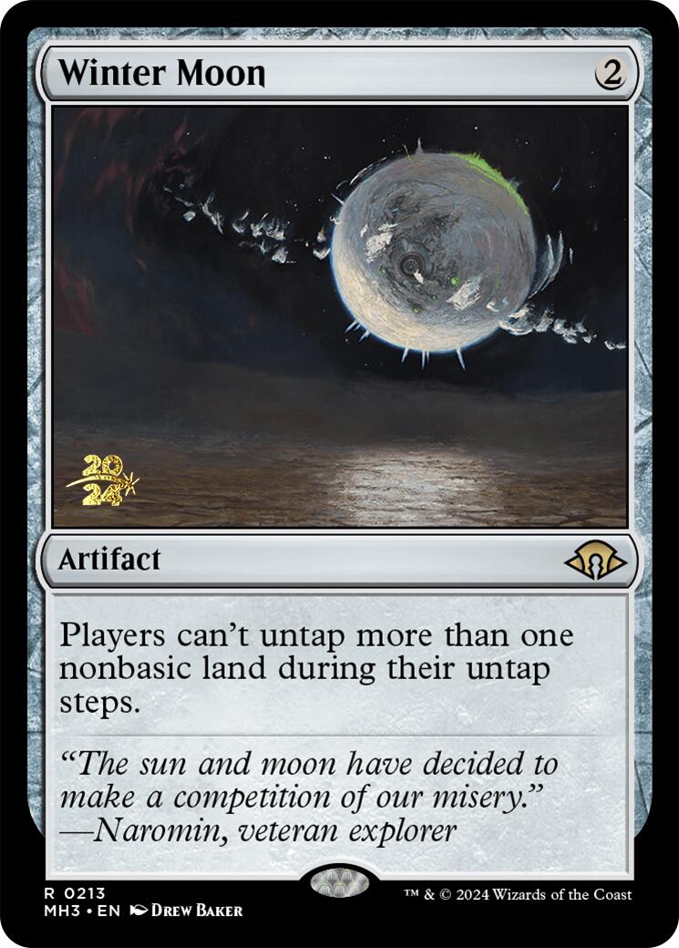 Winter Moon [Modern Horizons 3 Prerelease Promos] | Game Grid - Logan