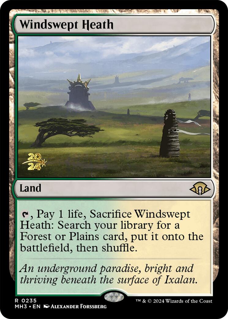 Windswept Heath [Modern Horizons 3 Prerelease Promos] | Game Grid - Logan