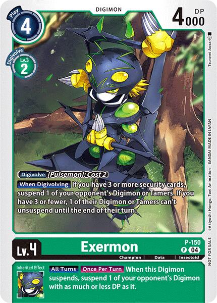 Exermon [P-150] (Store Tournament 2024 Jul. – Sep. Participation Pack) [Promotional Cards] | Game Grid - Logan