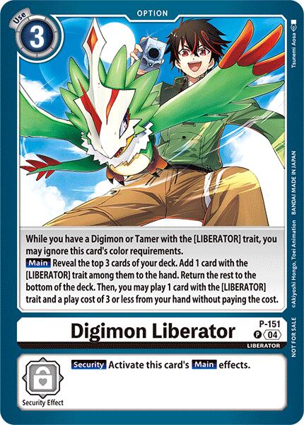Digimon Liberator [P-151] (Store Tournament 2024 Jul. – Sep. Participation Pack) [Promotional Cards] | Game Grid - Logan