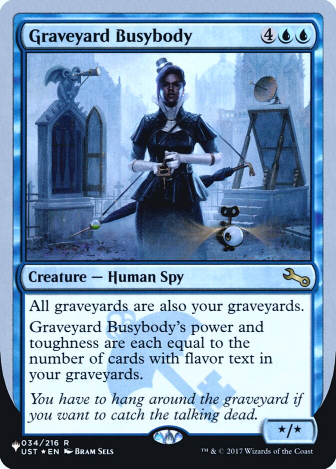 Graveyard Busybody (Unfinity Foil Edition) [The List] | Game Grid - Logan