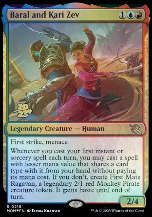 Baral and Kari Zev [March of the Machine Prerelease Promos] | Game Grid - Logan