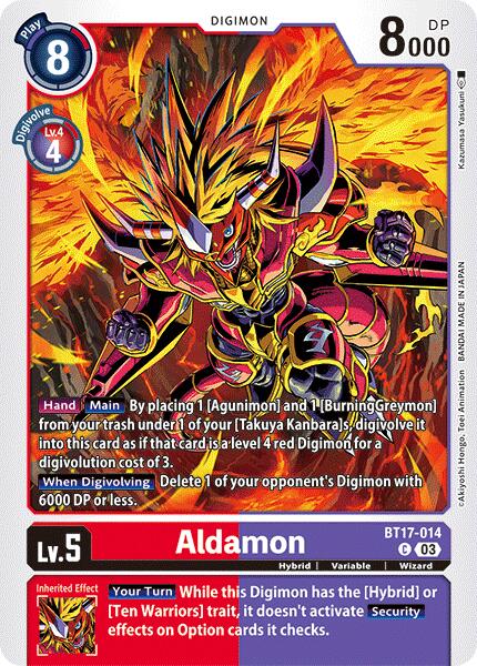 Aldamon [BT17-014] [Secret Crisis] | Game Grid - Logan
