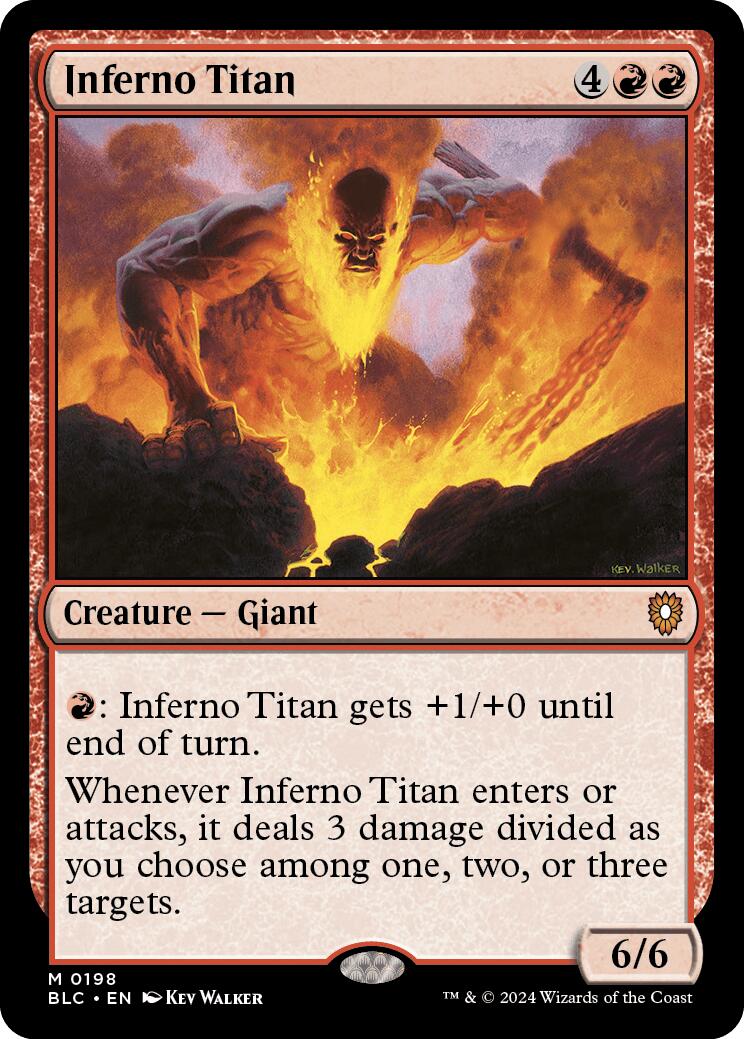 Inferno Titan [Bloomburrow Commander] | Game Grid - Logan