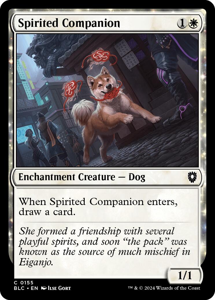 Spirited Companion [Bloomburrow Commander] | Game Grid - Logan