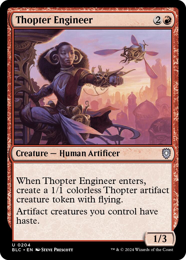 Thopter Engineer [Bloomburrow Commander] | Game Grid - Logan