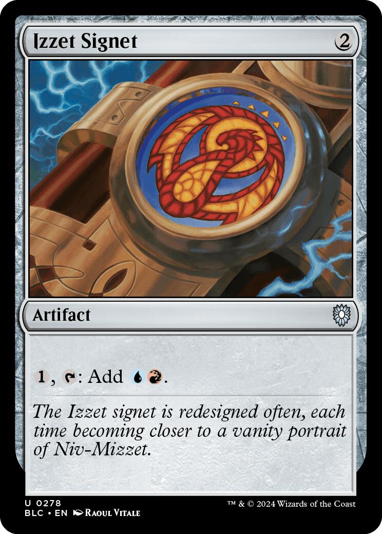 Izzet Signet [Bloomburrow Commander] | Game Grid - Logan