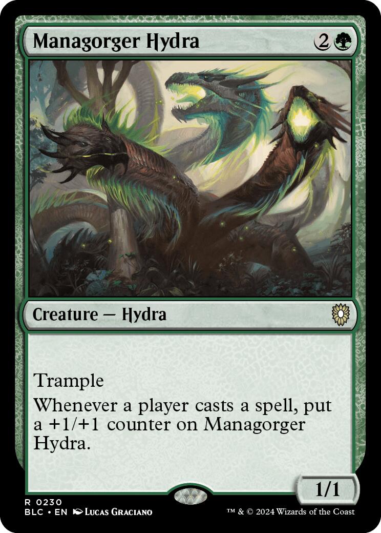 Managorger Hydra [Bloomburrow Commander] | Game Grid - Logan