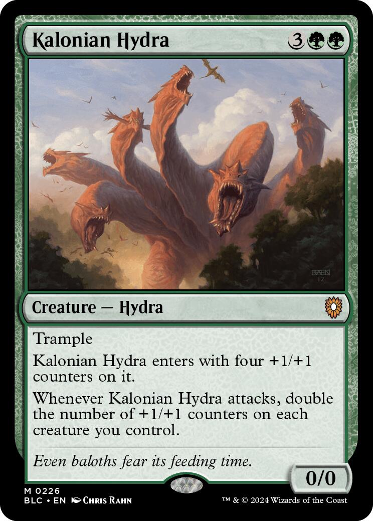 Kalonian Hydra [Bloomburrow Commander] | Game Grid - Logan