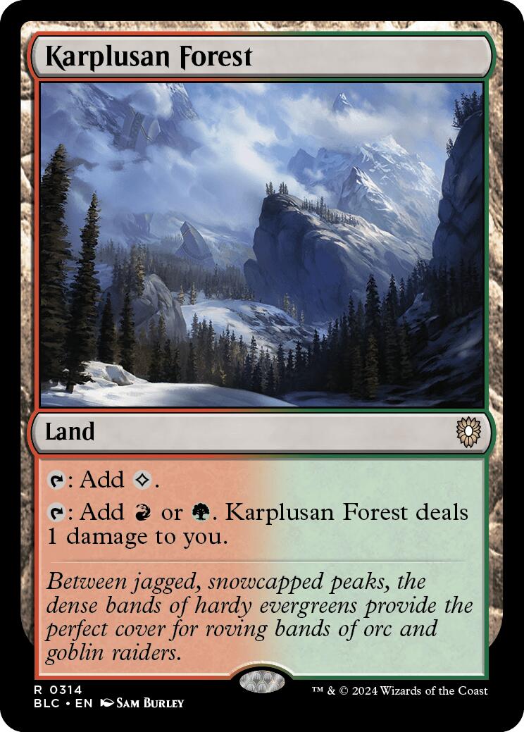 Karplusan Forest [Bloomburrow Commander] | Game Grid - Logan