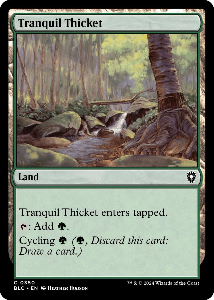 Tranquil Thicket [Bloomburrow Commander] | Game Grid - Logan