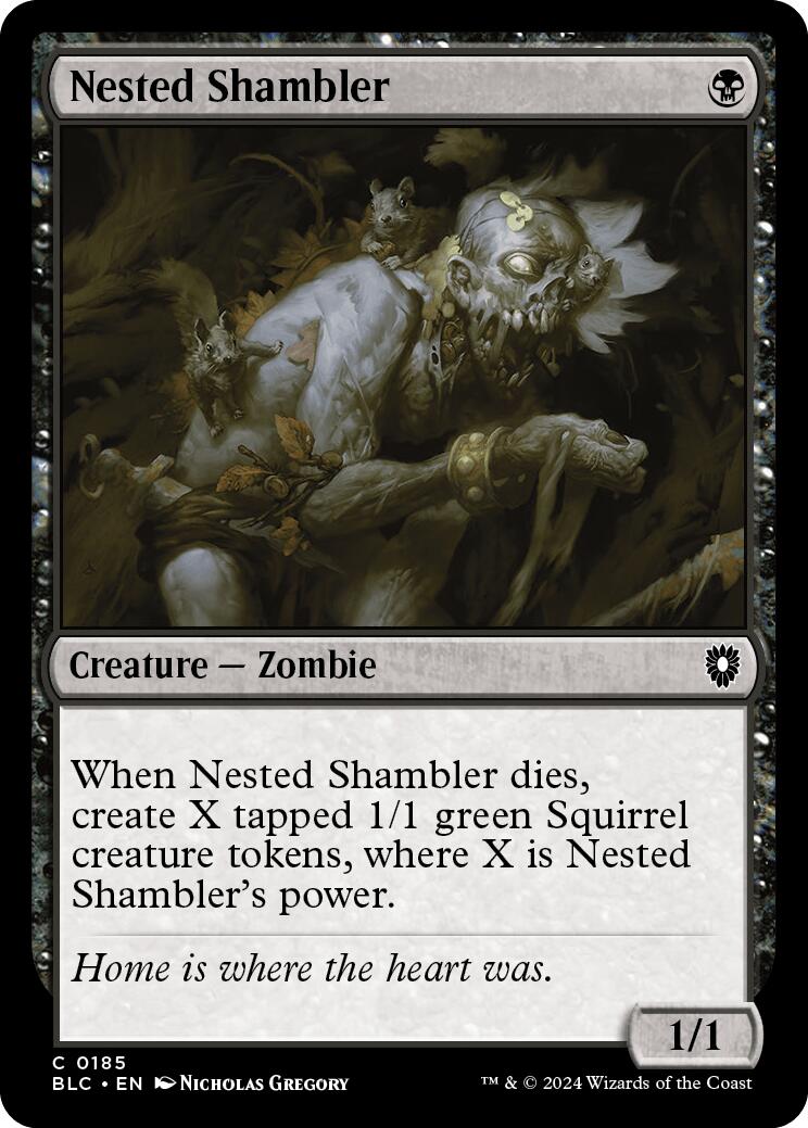 Nested Shambler [Bloomburrow Commander] | Game Grid - Logan