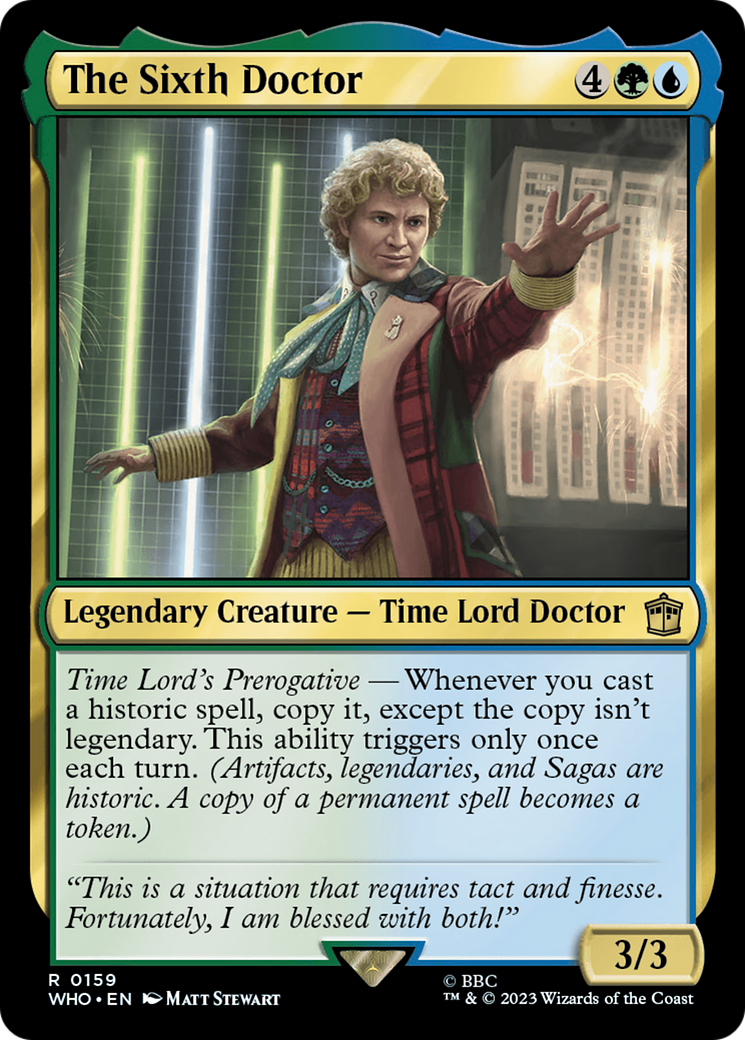 The Sixth Doctor [Doctor Who] | Game Grid - Logan