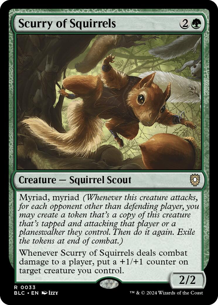 Scurry of Squirrels [Bloomburrow Commander] | Game Grid - Logan