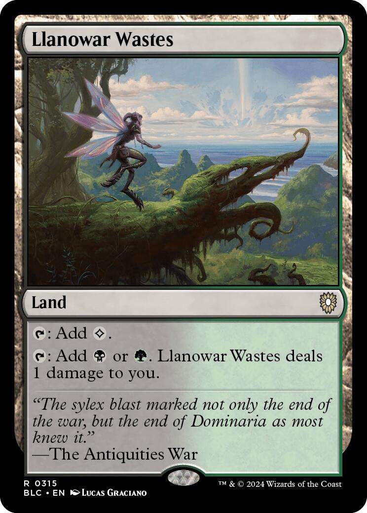 Llanowar Wastes [Bloomburrow Commander] | Game Grid - Logan