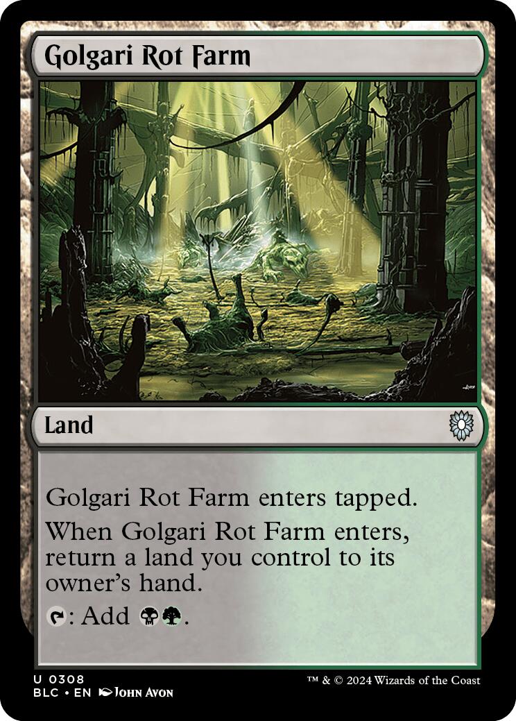 Golgari Rot Farm [Bloomburrow Commander] | Game Grid - Logan