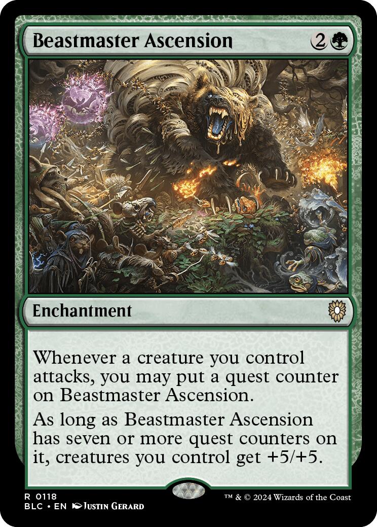 Beastmaster Ascension [Bloomburrow Commander] | Game Grid - Logan